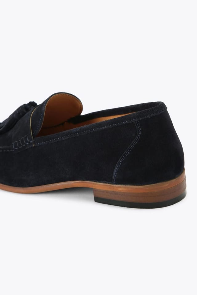KG Kurt Geiger KG Kurt Geiger Men's 'Reggie 2' Suede Shoes in Navy - 3