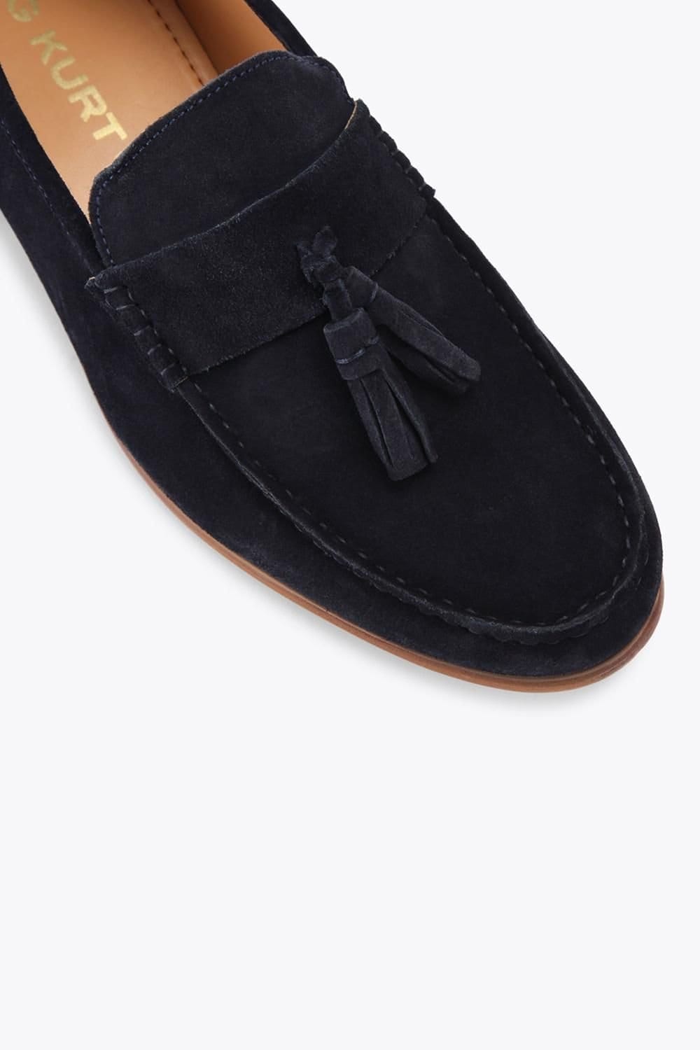 KG Kurt Geiger KG Kurt Geiger Men's 'Reggie 2' Suede Shoes in Navy - 4