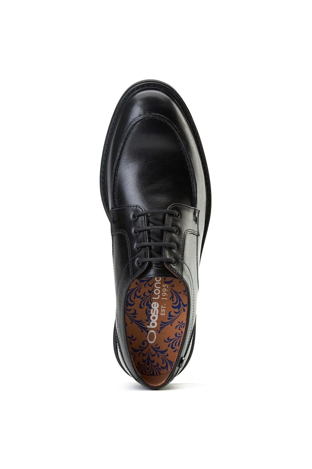 Base London Base London Men's Surrey Apron Toe Shoe in Black - 4