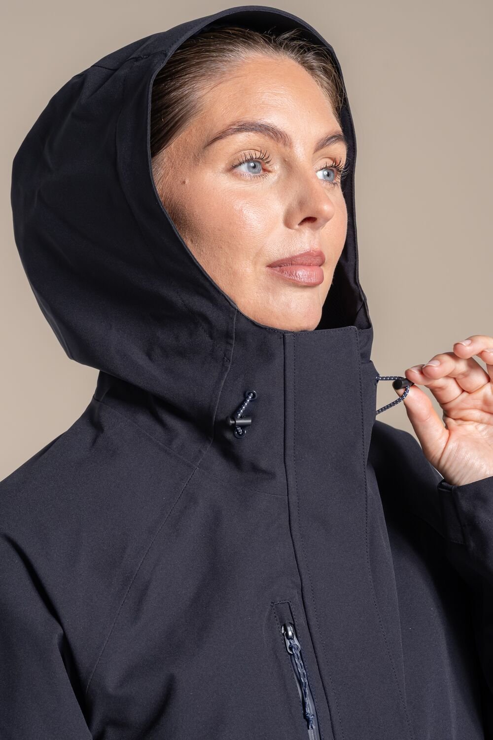 Craghoppers Craghoppers Women's Expert Kiwi Pro Stretch Long Jacket in Dark Navy - 4