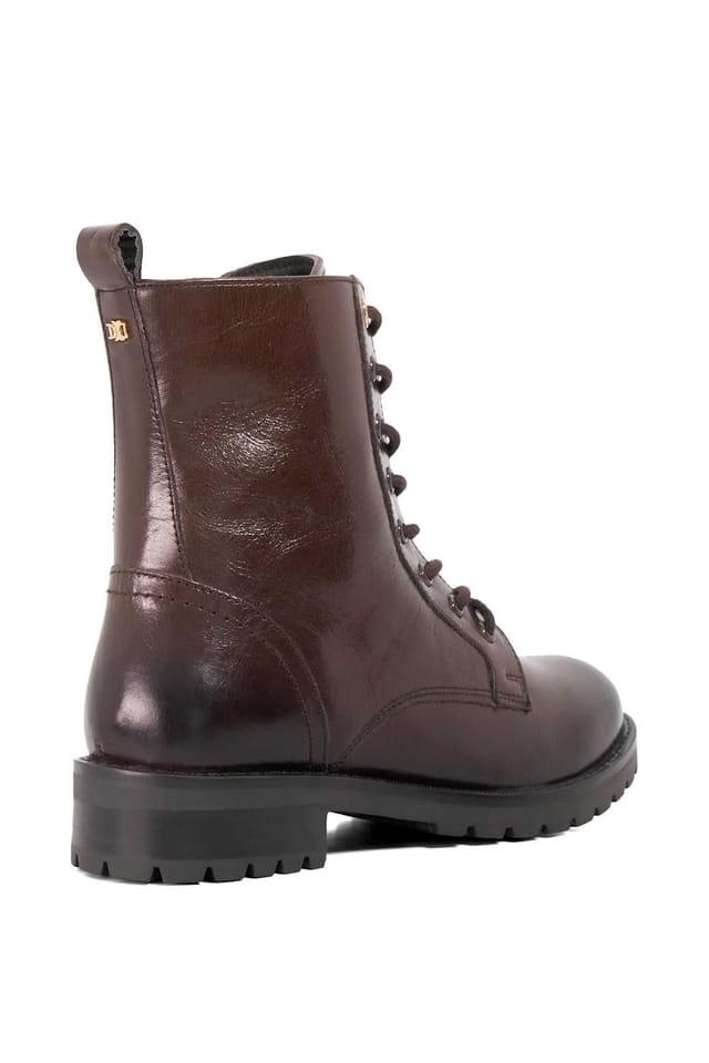 Dune London Dune London Women's 'Partens' Leather Ankle Boots in Brown - 3