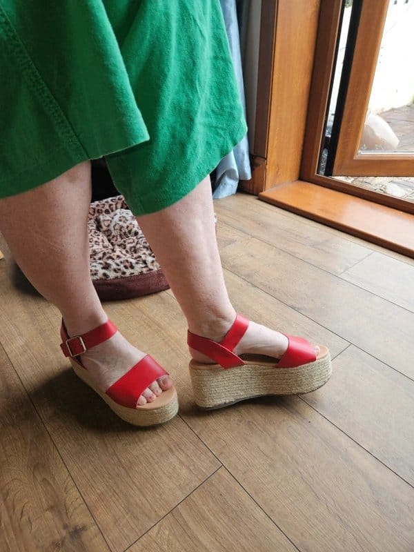 New Look Red espadrille wedges - 1