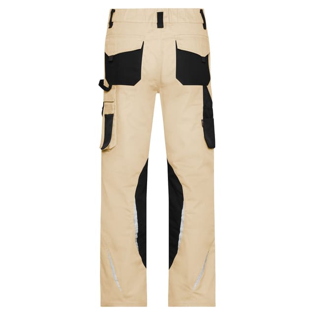 James and Nicholson James and Nicholson Men's Work Trousers in Stone - 2