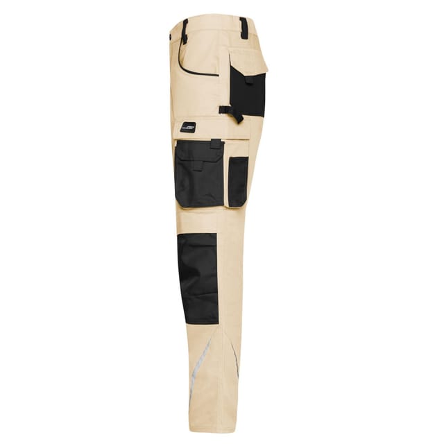James and Nicholson James and Nicholson Men's Work Trousers in Stone - 3