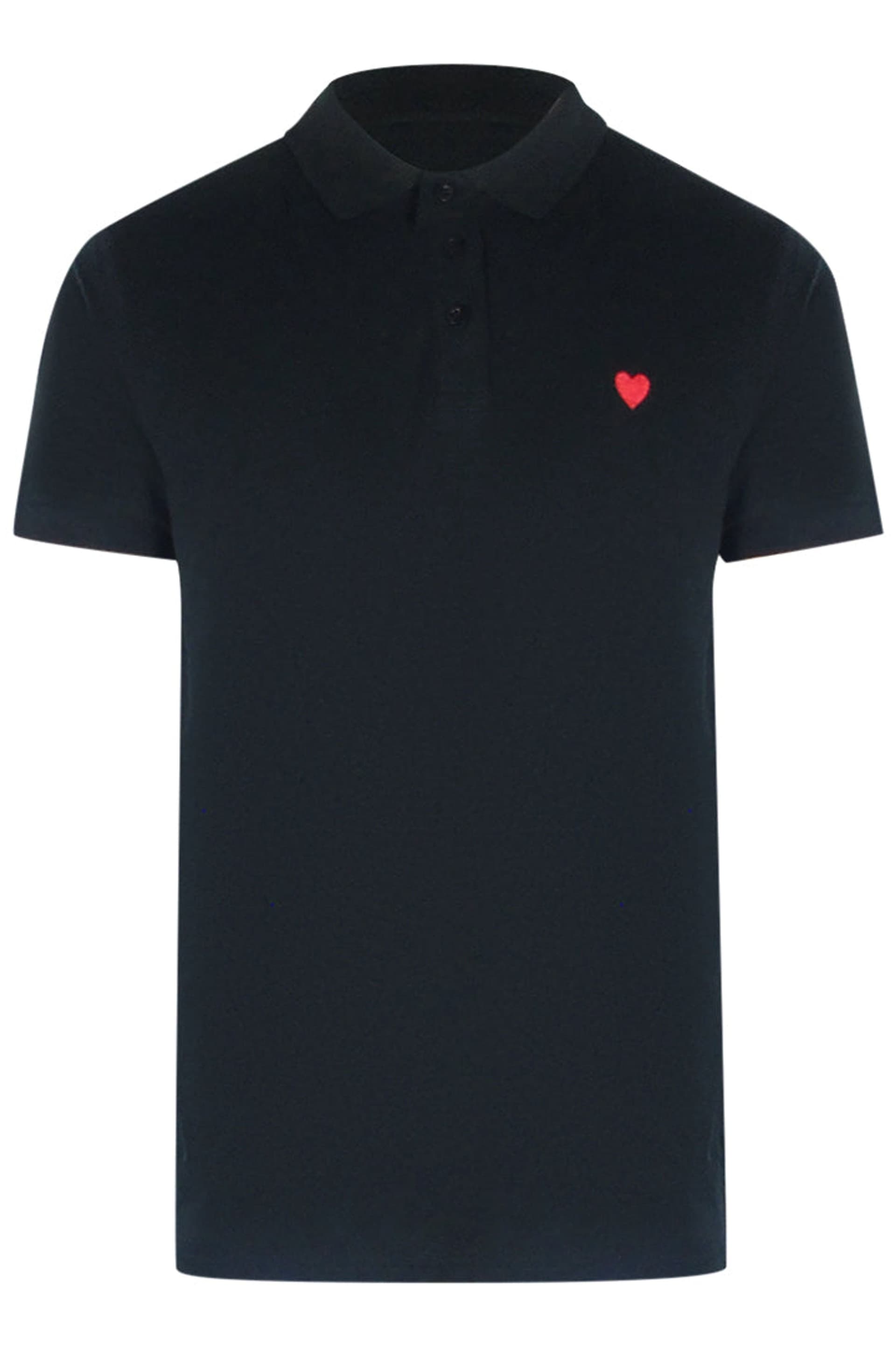 Love Moschino Love Moschino Men's Short Sleeve Polo Shirt in Black