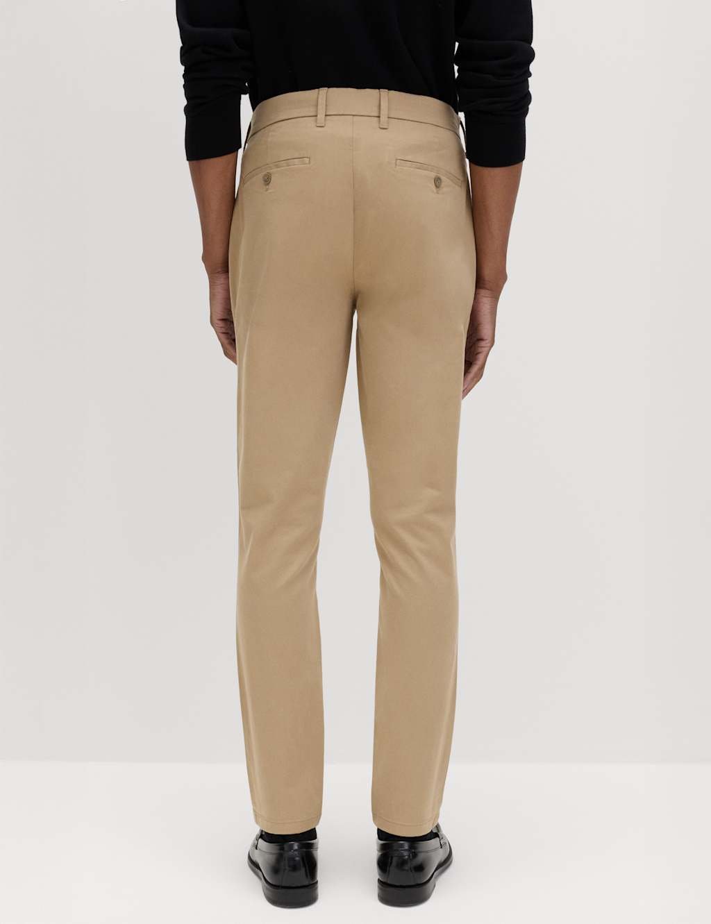 Marks & Spencer M&S Skinny Fit Stretch Chinos Fawn - 3