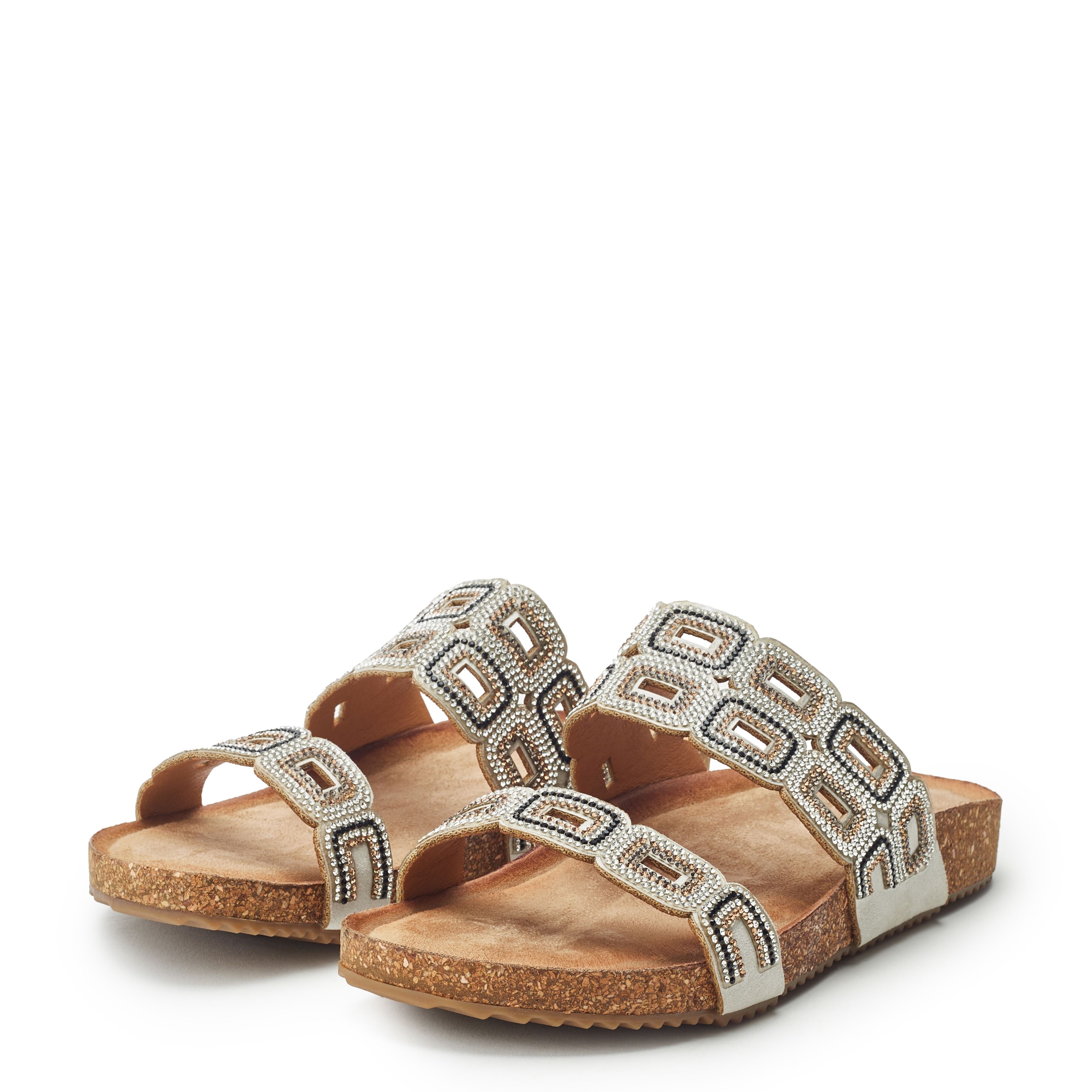 b.soleful b.soleful Women's 'Lynora' Porvair Sandals in Grey - 2