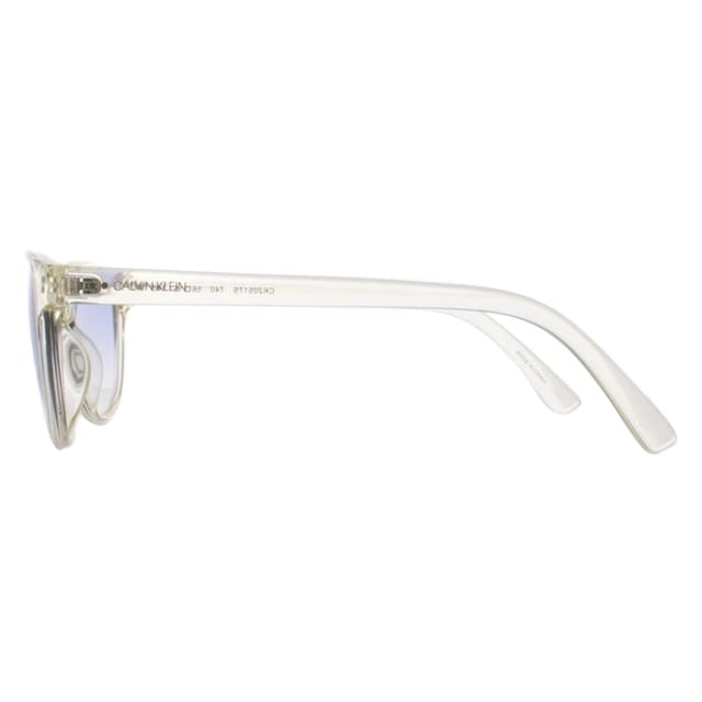 Calvin Klein CALVIN KLEIN Women's Cat Eye Crystal Pale Yellow Yellow Gradient CK20517S in Clear - 3