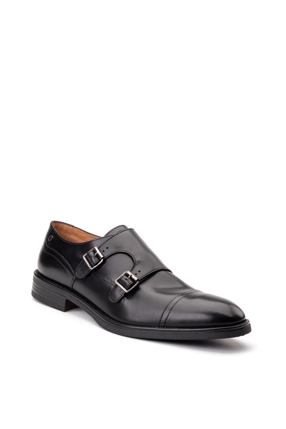 Base London Base London Men's Taper Monk Shoe in Black