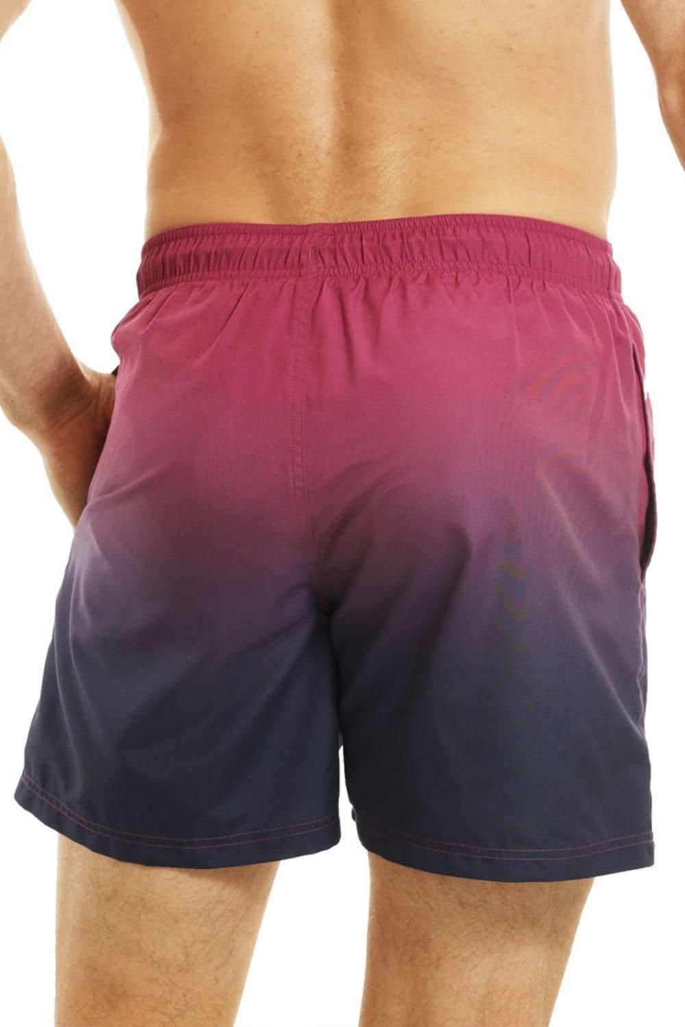 RIPT Essentials RIPT Essentials Men's Dip Dye Swim Shorts in Pink - 3