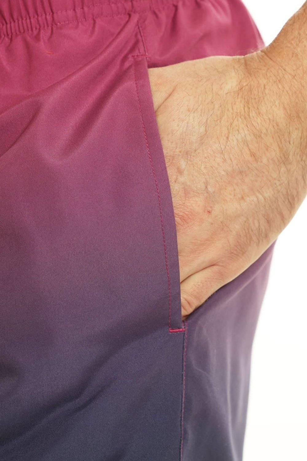 RIPT Essentials RIPT Essentials Men's Dip Dye Swim Shorts in Pink - 4