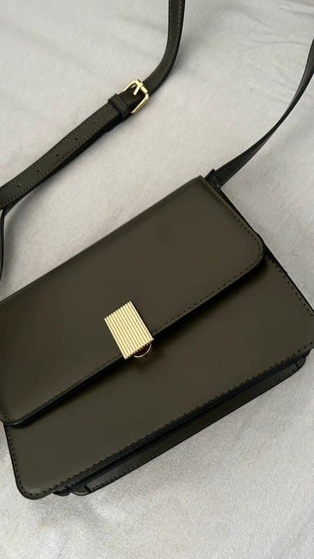 New Look Green faux leather bag