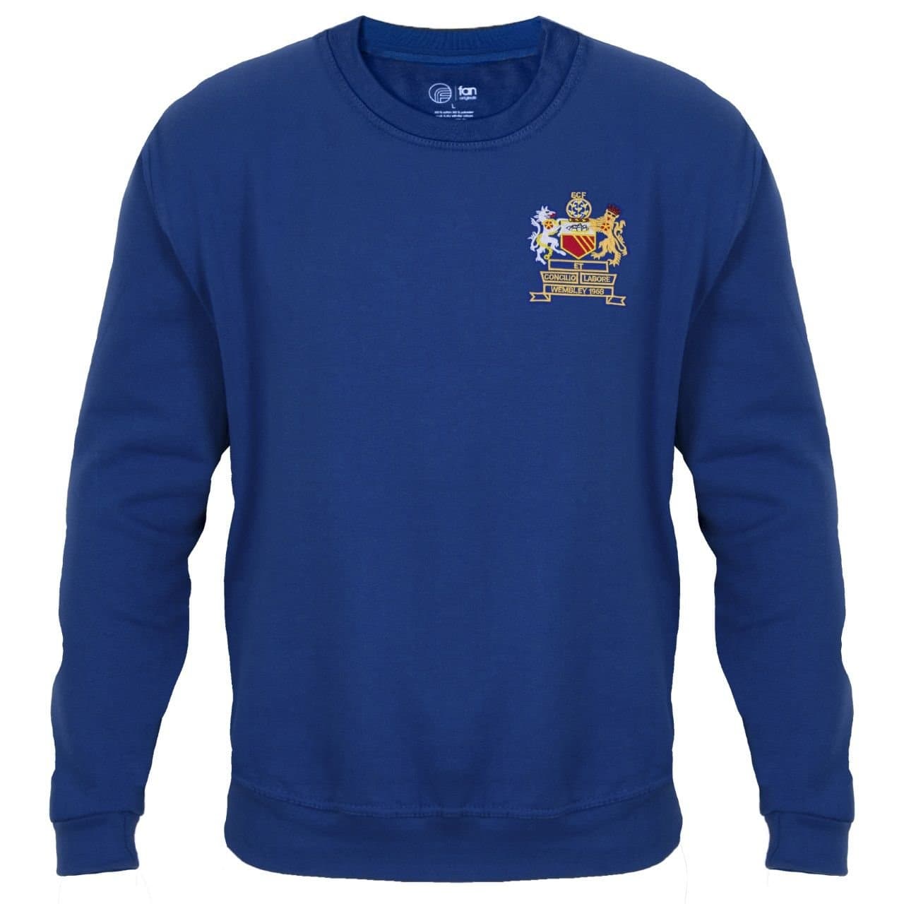 fan originals fan originals Men's Adults United 1968 European Colours Sweatshirt in Blue