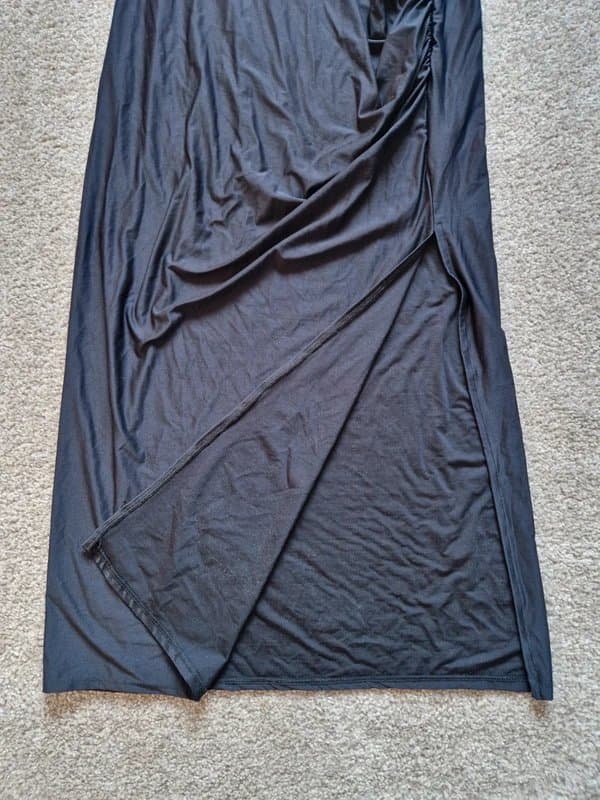 New Look New Look slinky ruched side maxi dress
