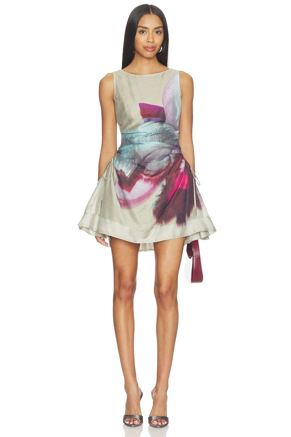 revolve Waverlyn Ruched Mini Dress