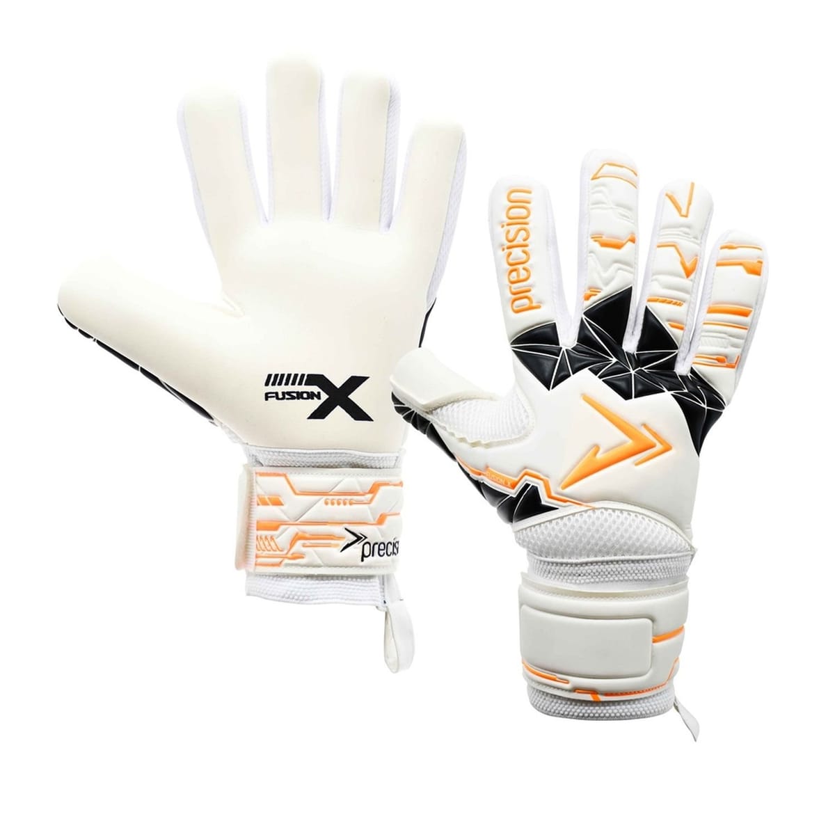 Precision Precision Men's Fusion X Negative Replica Goalkeeper Gloves in White - 1