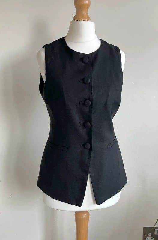 New Look New Look Linen Blend Waistcoat 8