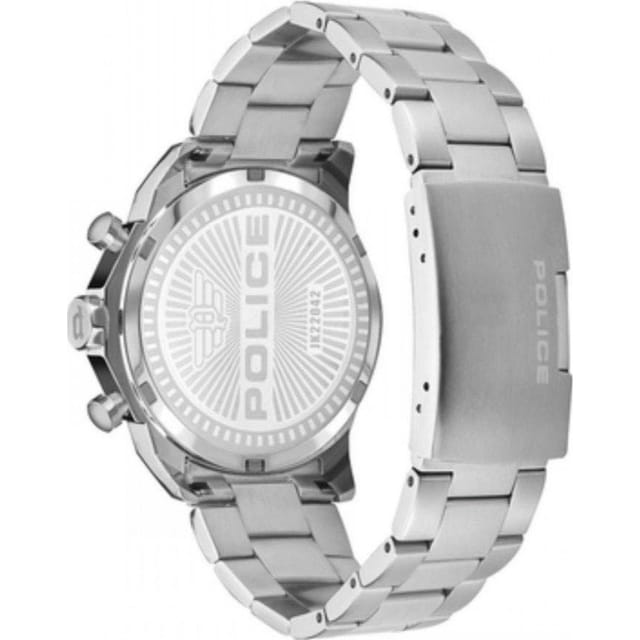 Police Police Men's PEWJK2204201 Menelik 46mm Quartz Watch in Silver - 2