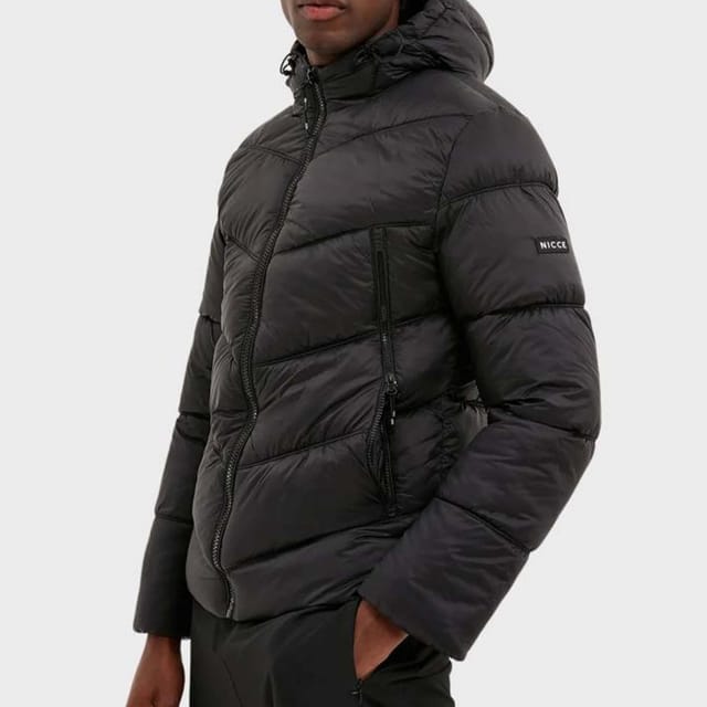 Nicce Nicce Men's Canyon Black Puffer Jacket - 2