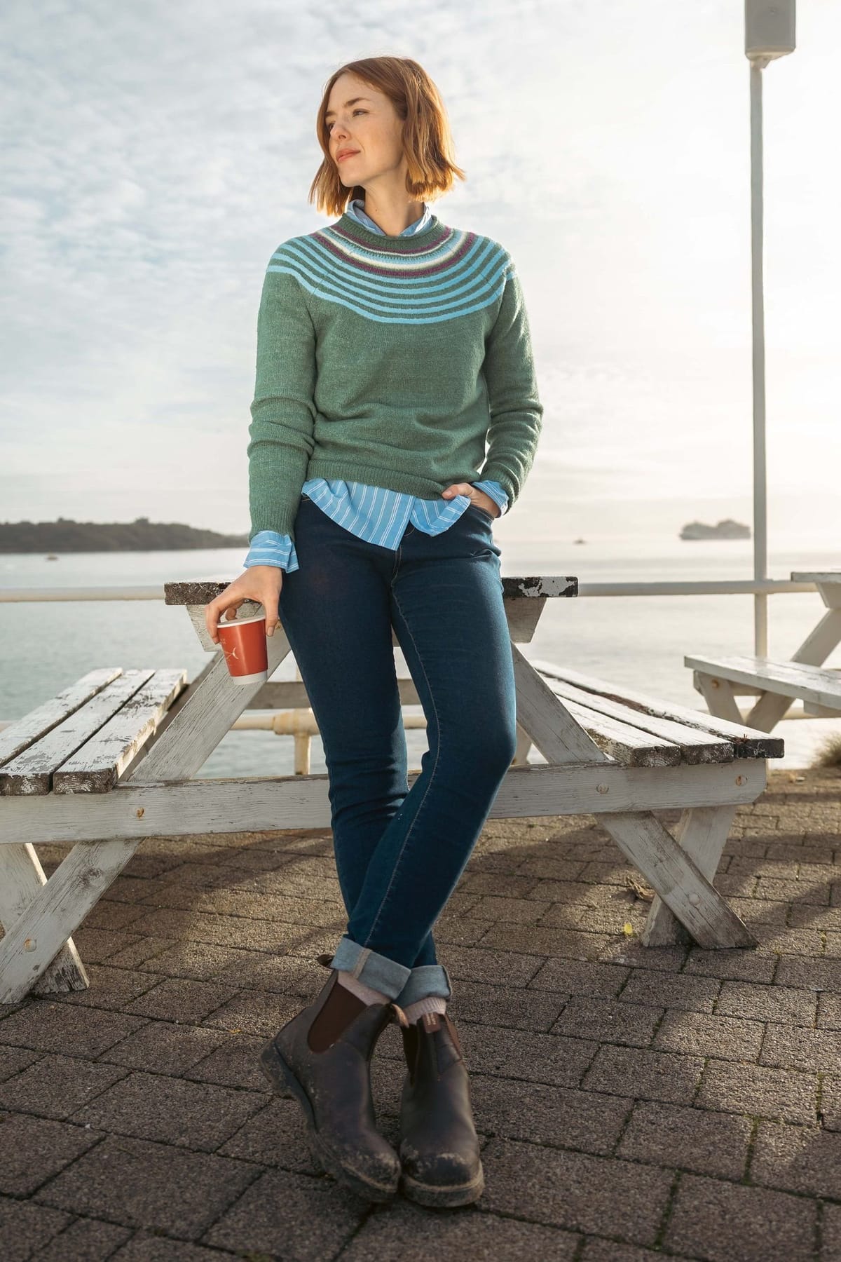 Weird Fish Weird Fish Women's Gerrie Slim Jean in Dark Blue - 1