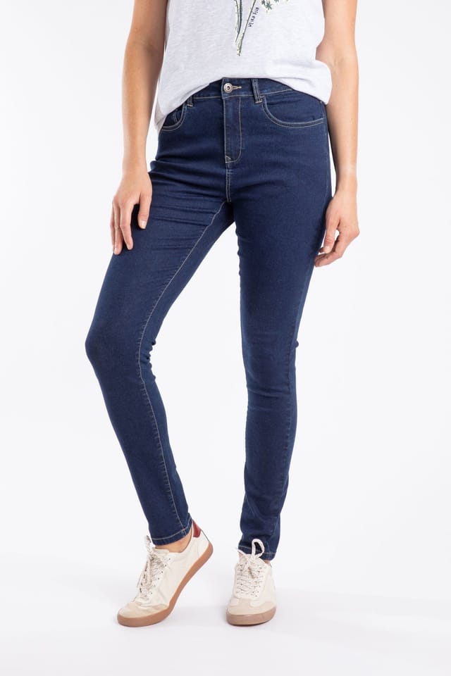 Weird Fish Weird Fish Women's Gerrie Slim Jean in Dark Blue - 3