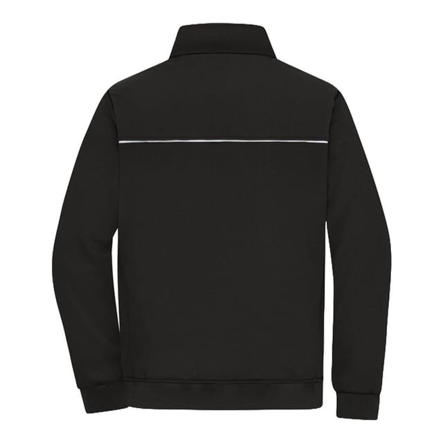 James and Nicholson James and Nicholson Men's Work Hybrid Jacket in True Black - 2