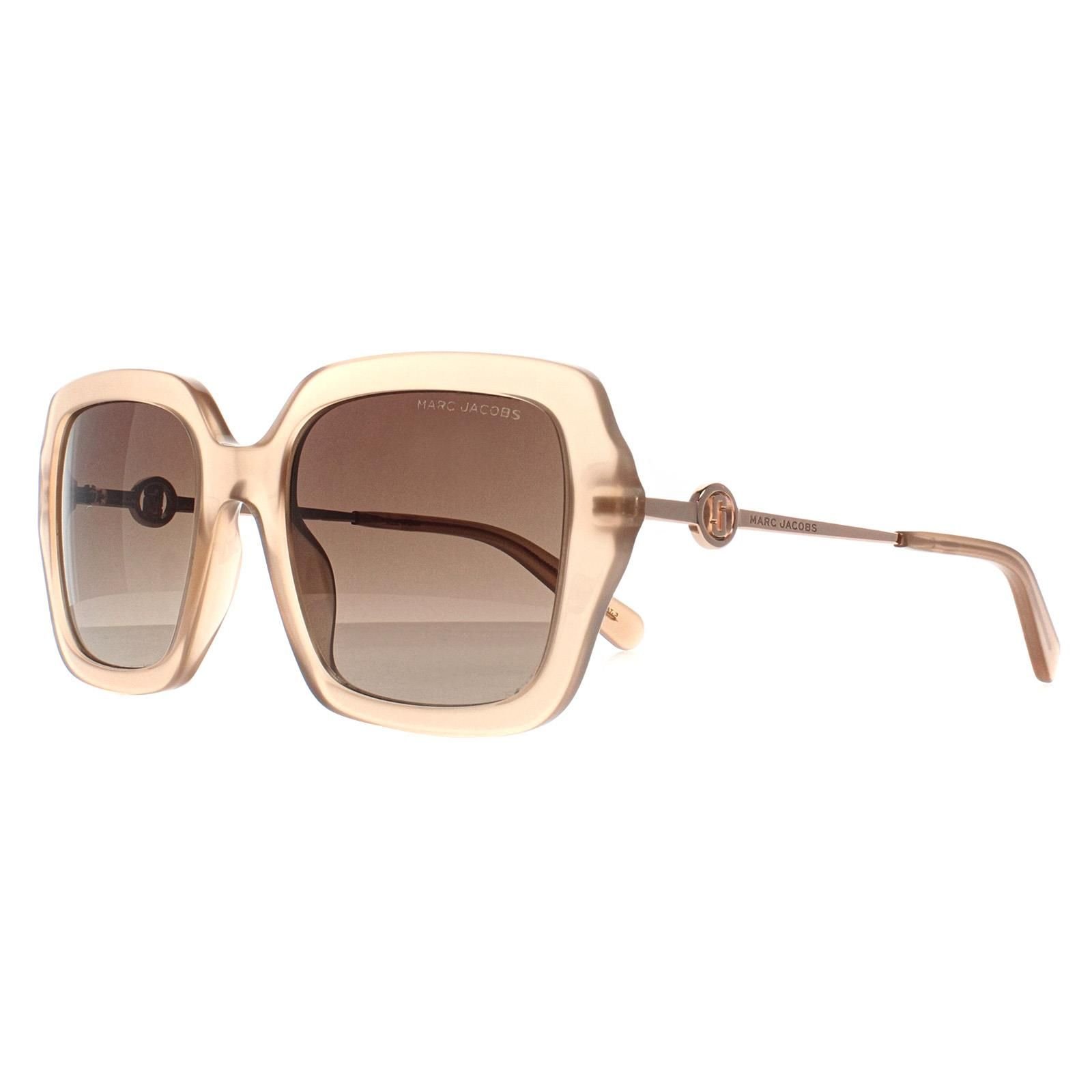 Marc Jacobs Marc Jacobs Women's Square Beige Brown Gradient MARC 652/S - 2