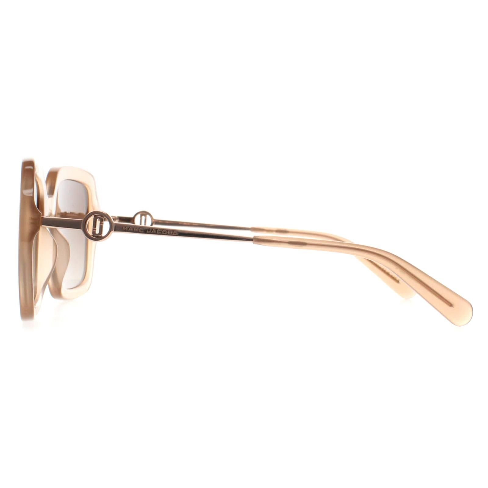 Marc Jacobs Marc Jacobs Women's Square Beige Brown Gradient MARC 652/S - 3