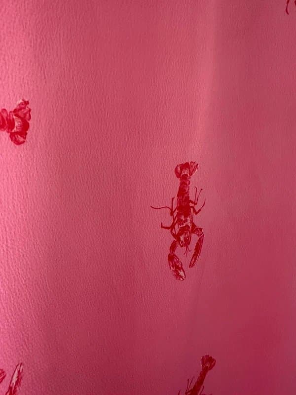 Never Fully Dressed Never Fully Dressed Pink Lobster Jacquard Skirt Size 14