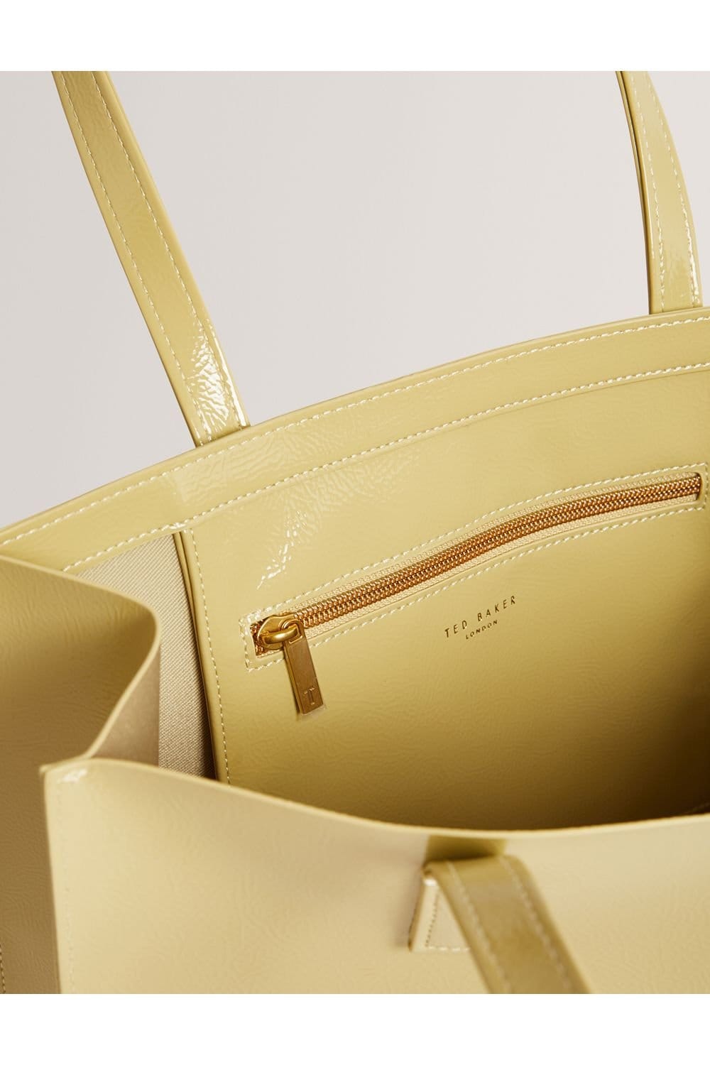 Ted Baker Ted Baker Women's Crinkle Large Icon Bag Yellow - 4