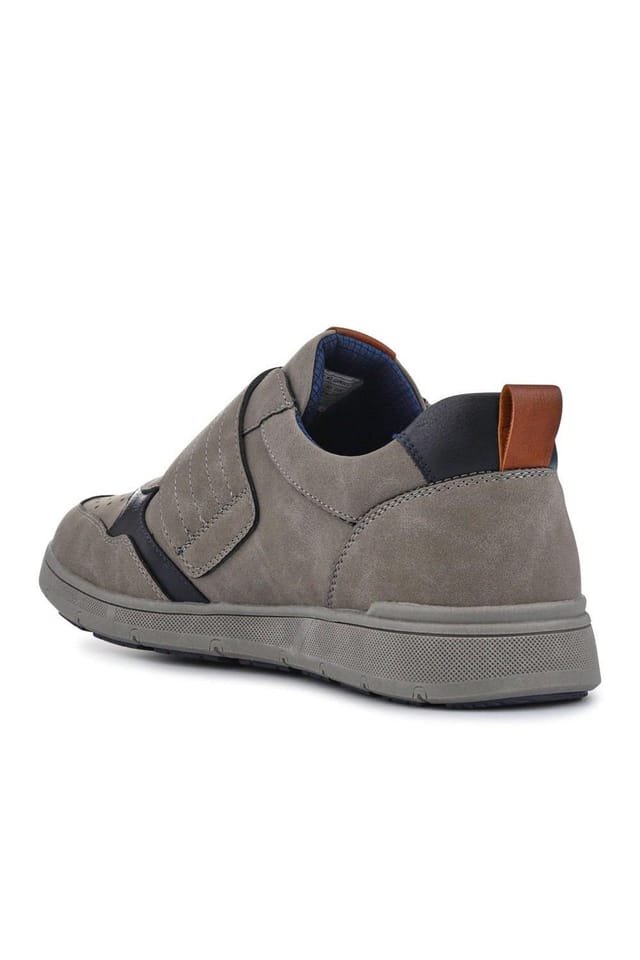 Pavers Pavers Men's Wide-Fit Touch-Fasten Comfort Shoes in Grey - 3