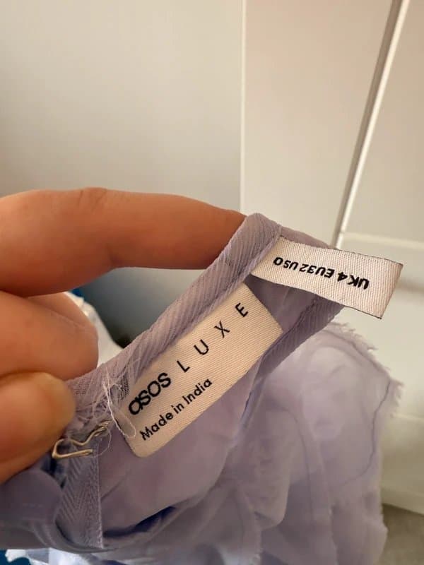 ASOS ASOS Luxe Halter Neck Organza Top – Size 4