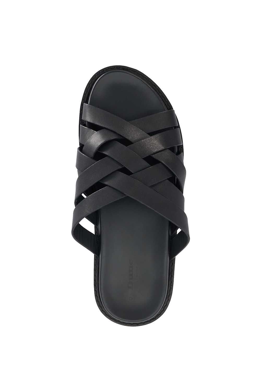 Dune London Dune London Men's 'Iddris' Leather Sandals in Black - 4