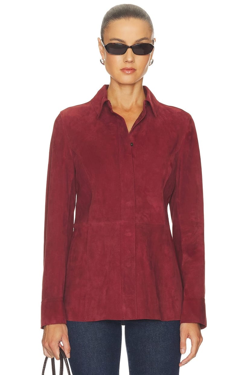 revolve The Suede Shirt - 1
