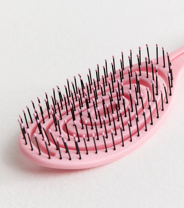 New Look Light Pink Round Flexi Hair Brush New Look - 2