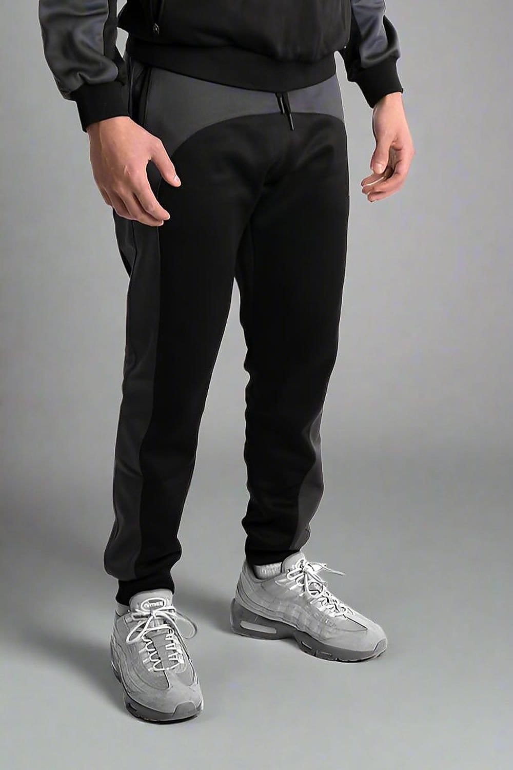 Foster Taylor Foster Taylor Men's Tech Fleece Joggers in Charcoal - 4