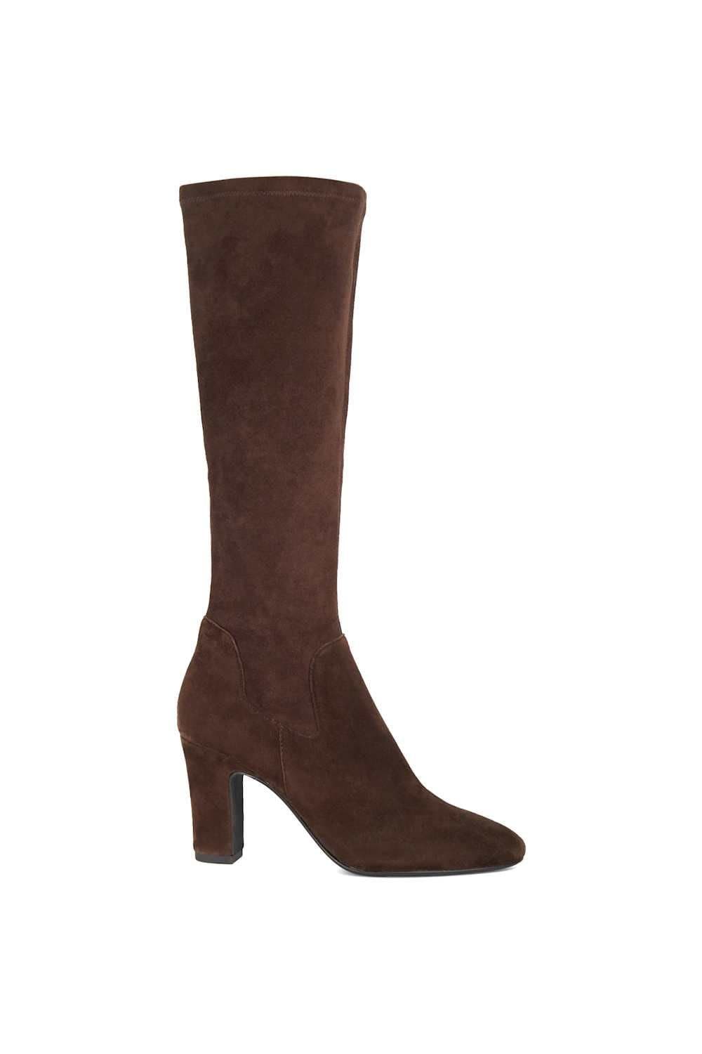 Dune London Dune London Women's Wide Fit 'Simple' Knee High Boots in Brown