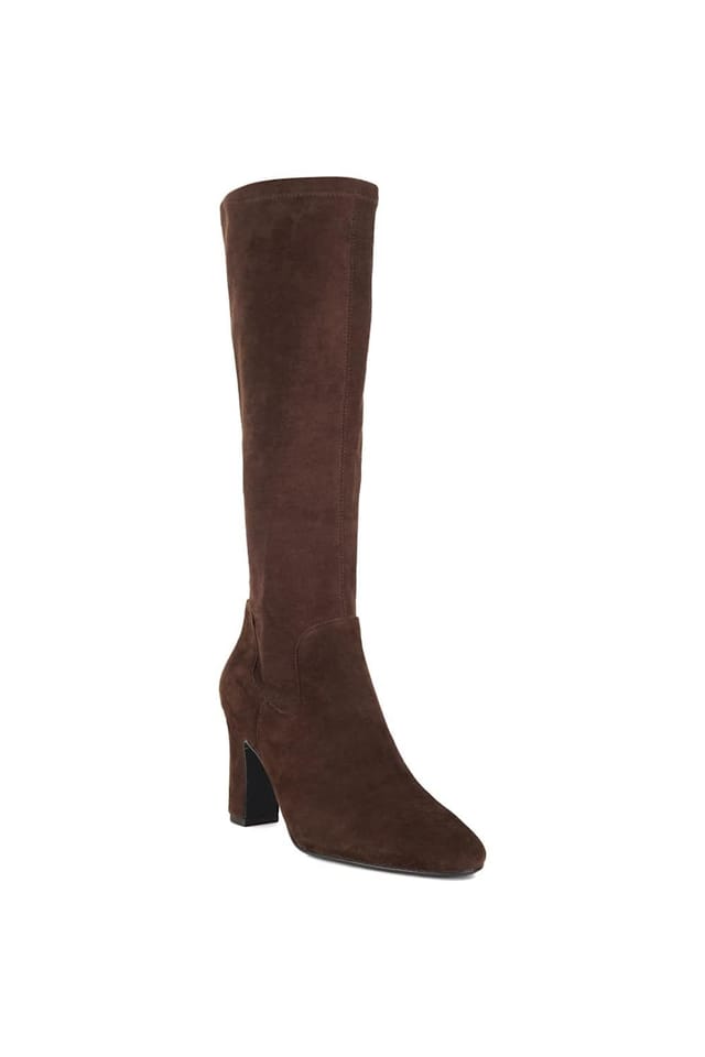 Dune London Dune London Women's Wide Fit 'Simple' Knee High Boots in Brown - 2