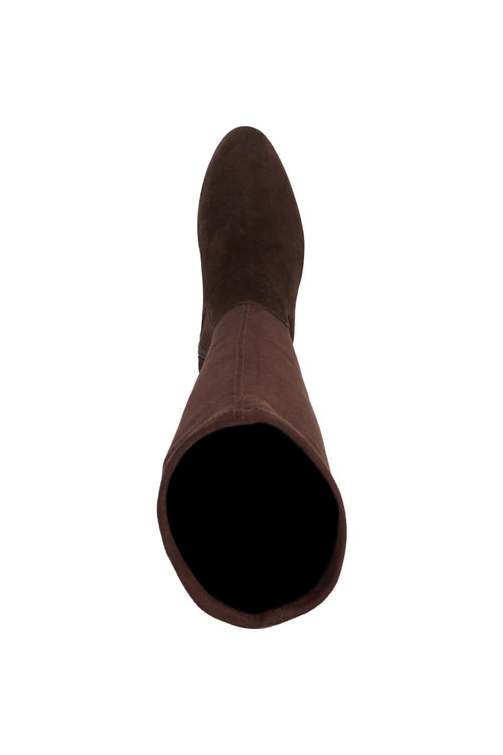 Dune London Dune London Women's Wide Fit 'Simple' Knee High Boots in Brown - 4