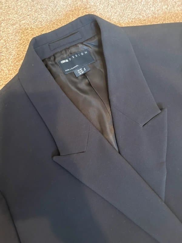 ASOS Design ASOS design boxy double breasted suit jacket
