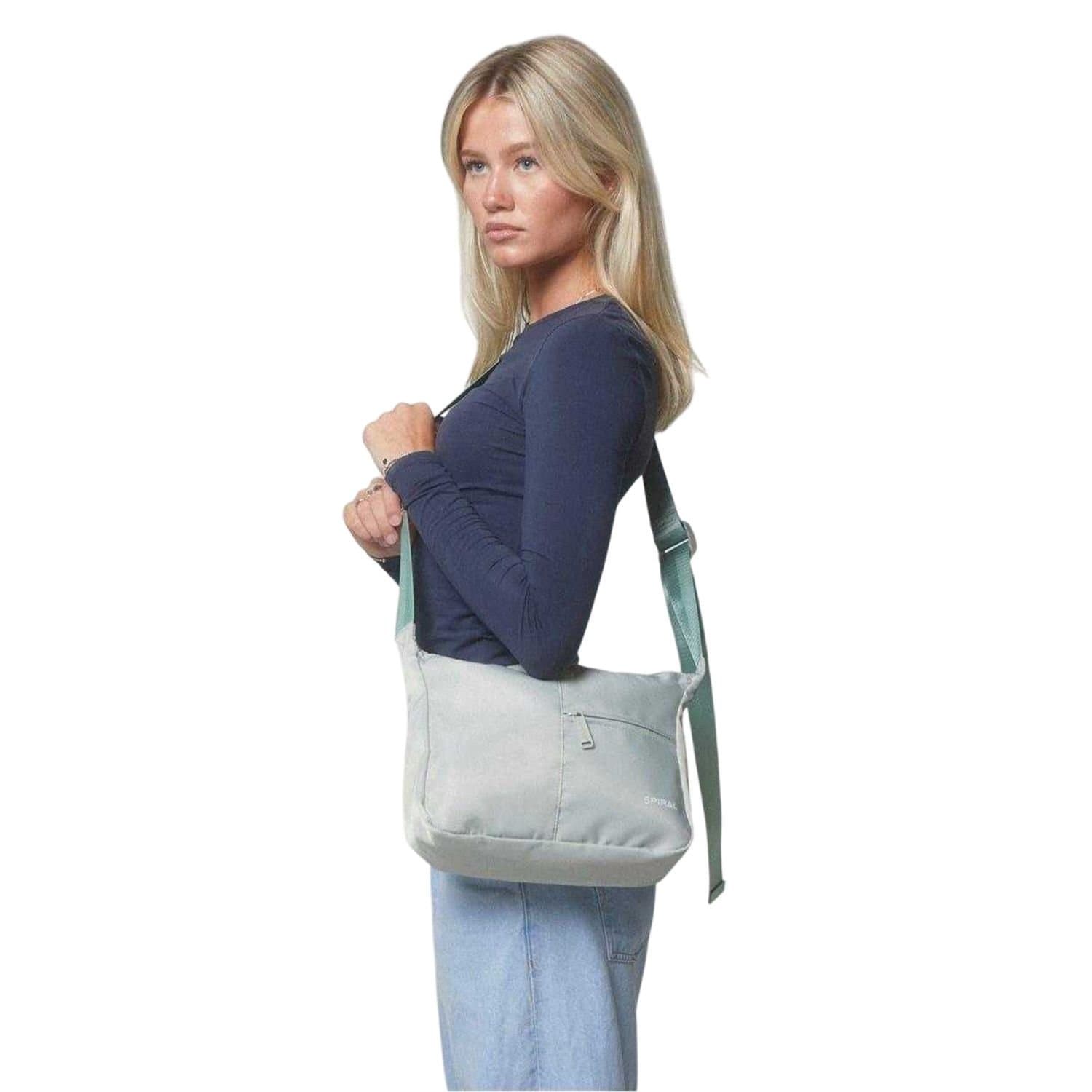 Spiral Spiral Men's Cali Crossbody Bag in Mint