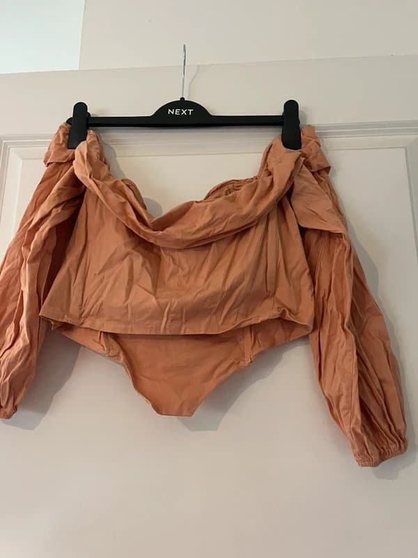 ASOS Corset style off shoulder top - uk 14