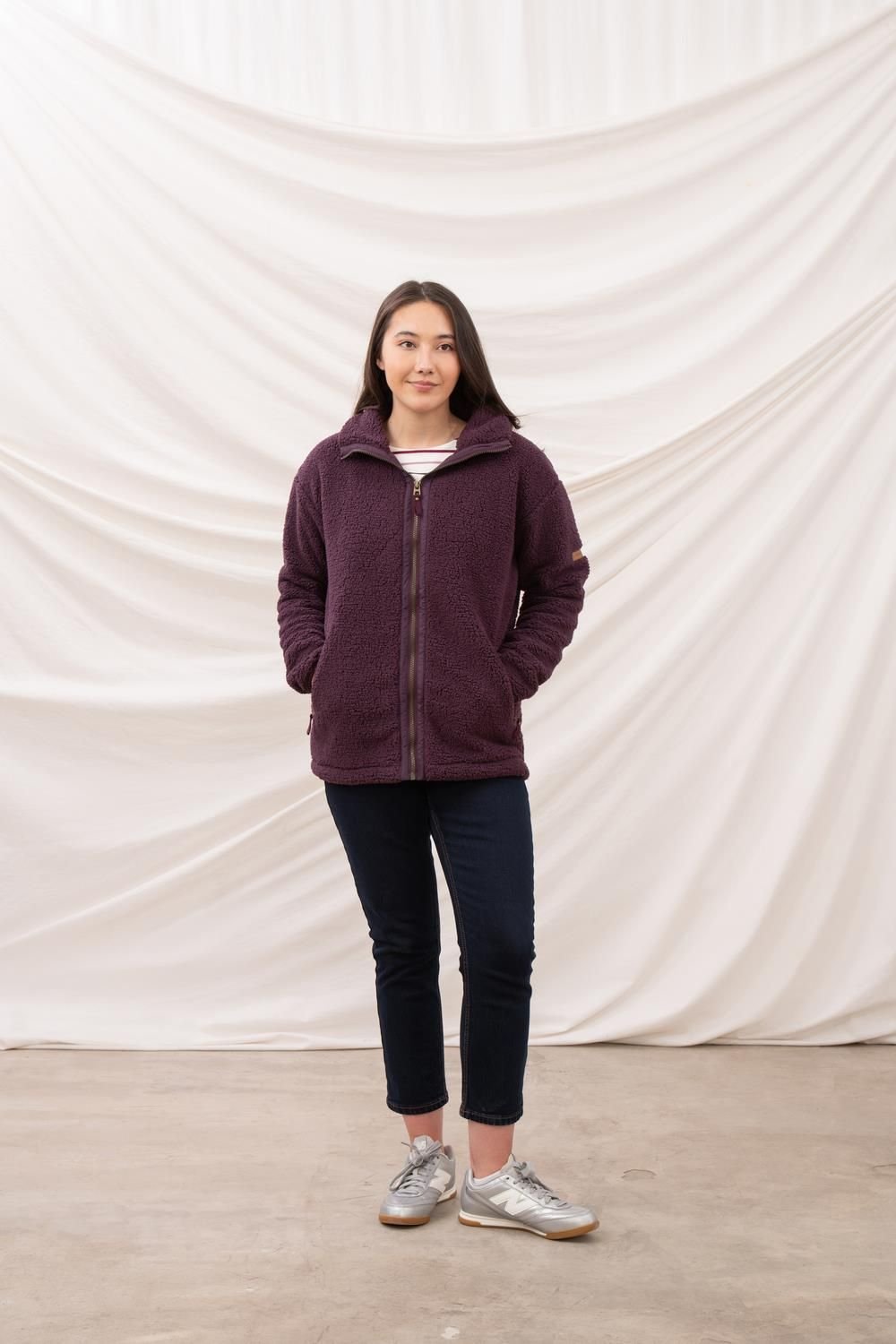 Lighthouse Clothing Lighthouse Clothing Women's Cobh Fleece in Maroon - 2