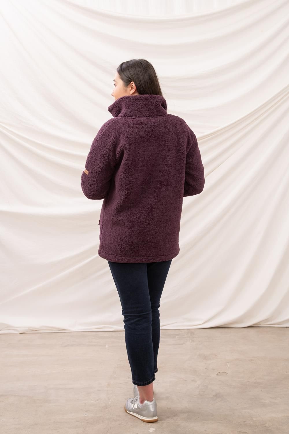 Lighthouse Clothing Lighthouse Clothing Women's Cobh Fleece in Maroon - 4