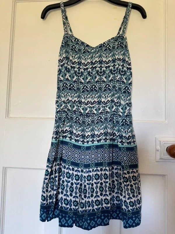 Hollister Hollister Blue Floral Playsuit