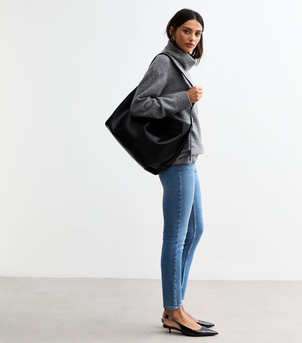 New Look Women's Blue Mid Rise Skinny Jeans New Look - 4