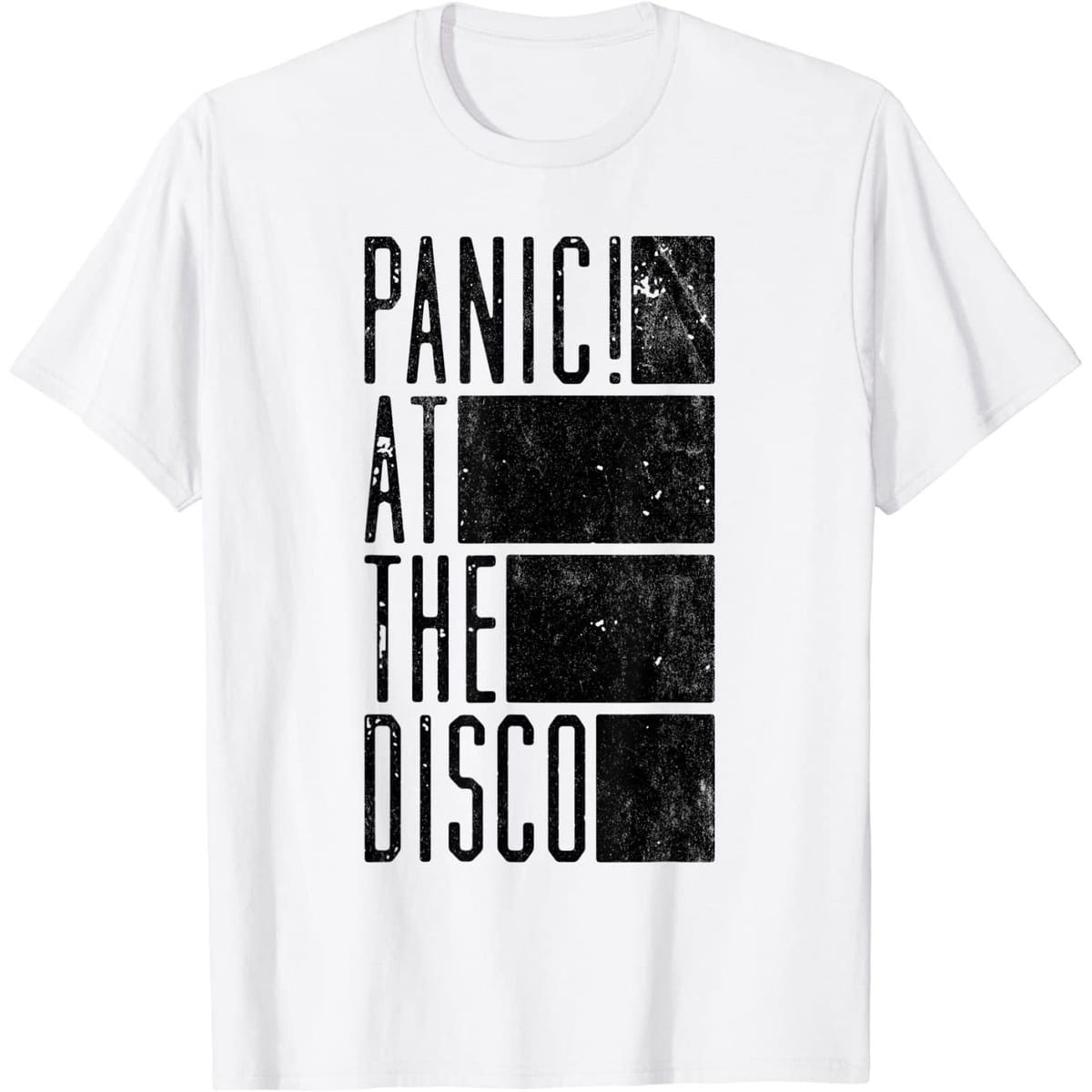 Panic at the Disco Panic at the Disco Men's Bar Cotton T-Shirt in White - 1