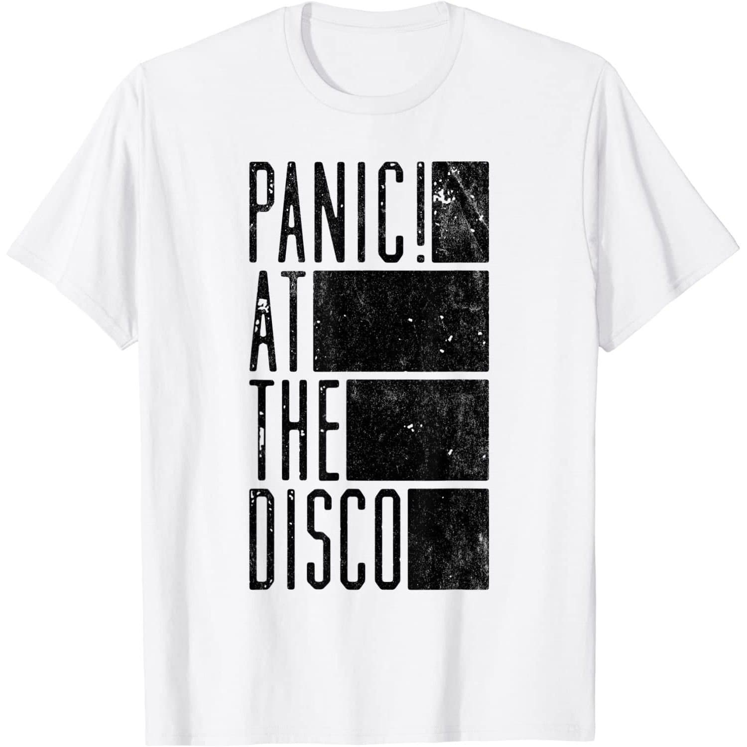 Panic at the Disco Panic at the Disco Men's Bar Cotton T-Shirt in White