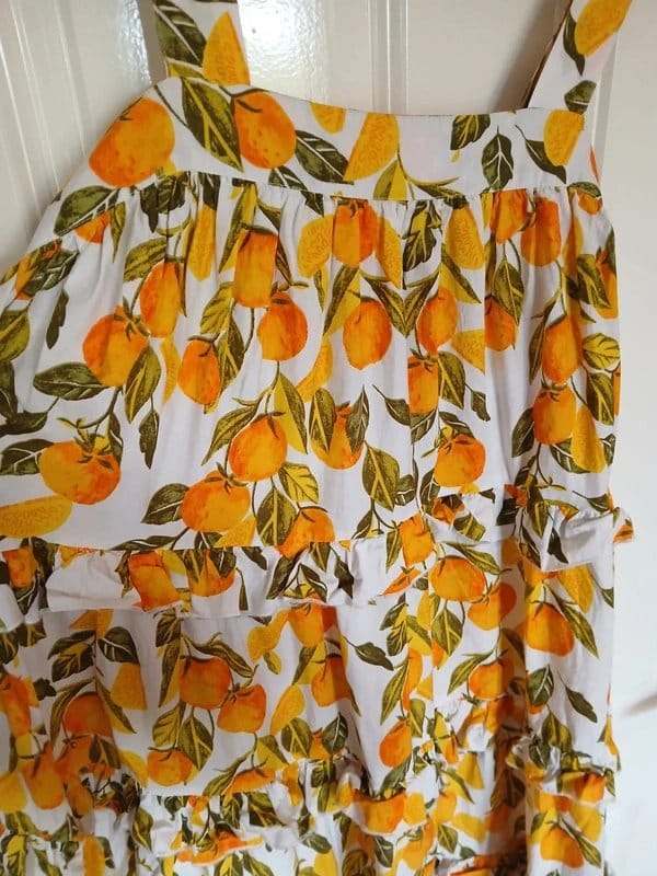 Never Fully Dressed Orange/Lemon Summer Dress