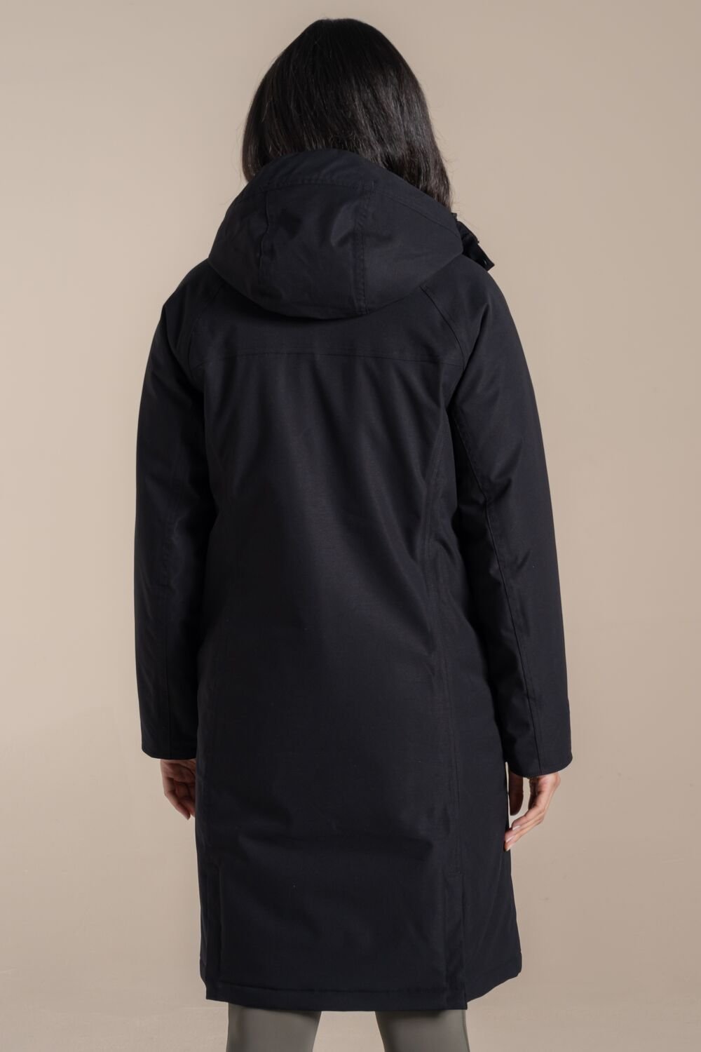 Craghoppers Craghoppers Women's Rosalind Longline Hooded Waterproof Breathable Padded Jacket in Black - 2